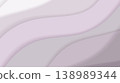 Minimalist Lavender Ash Background Abstract Paper Cut Waves in Muted Lilac and Grey Tones. Elegant Layered Vector Backdrop for Wellness and Beauty 138989344