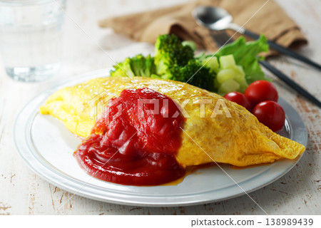 煎蛋飯 煎蛋飯 138989439