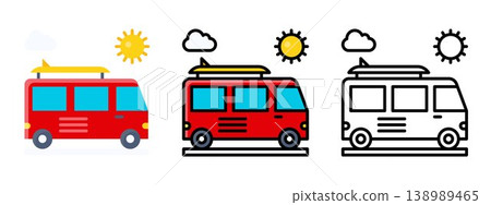 Recreational Camper Van Travel Vehicle Recreational Camper Van Travel Vehicle 138989465