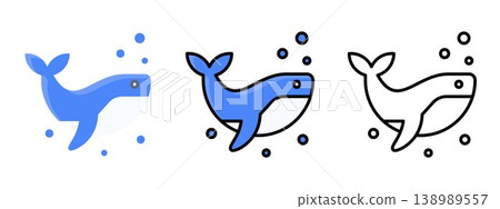 Majestic Ocean Giant Blue Whale Majestic Ocean Giant Blue Whale 138989557