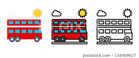 Tourism Double Decker City Bus 138989627