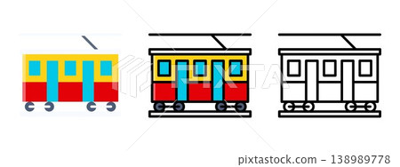 Urban Public Transport City Tram Urban Public Transport City Tram 138989778