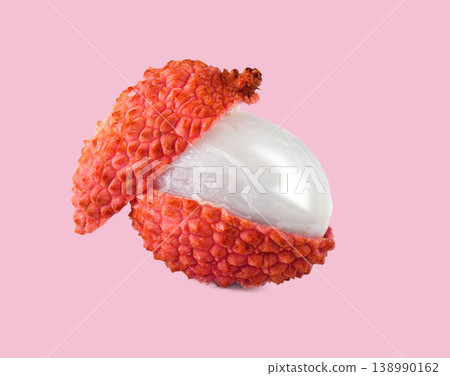 Fresh lichi, isolated on white background Fresh lichi, isolated on white background 138990162