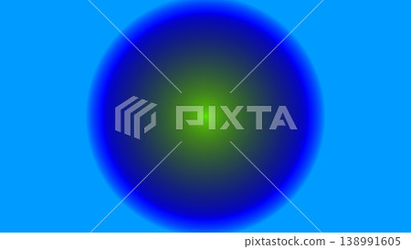 Glowing Radial Gradient Orb Background in Blue and Green Glowing Radial Gradient Orb Background in Blue and Green 138991605