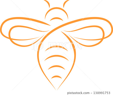 Bee, bumblebee flying logo, bee, bumblebee, insect, bee logo 138991753