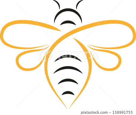 Bee, bumblebee flying logo, bee, bumblebee, insect, bee logo Bee, bumblebee flying logo, bee, bumblebee, insect, bee logo 138991755