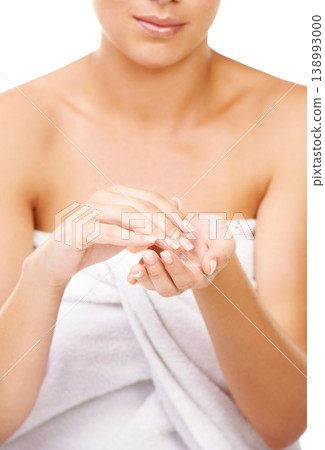 Woman, skincare and hands with lotion, sunscreen and product for dermatology and self care in bathroom. Shower, moisturizer and person with cream for clean body, beauty and healthy skin routine Woman, skincare and hands with lotion, sunscreen and product for dermatology and self care in bathroom. Shower, moisturizer and person with cream for clean body, beauty and healthy skin routine 138993000