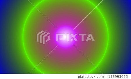 abstract vibrant circular neon gradient background 138993653