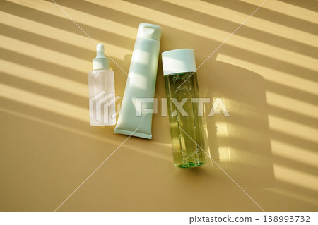 Skincare cosmetics products for beauty and wellness routine Skincare cosmetics products for beauty and wellness routine 138993732