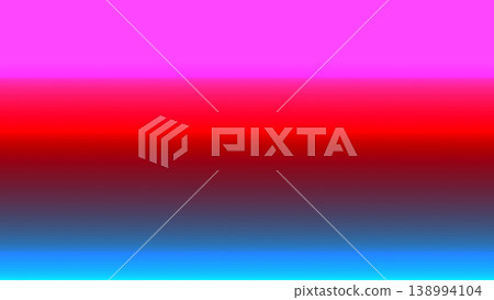 Vibrant Magenta Red and Cyan Blue Horizontal Striped Background 138994104