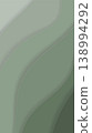 Vertical Sage Green Background Abstract Paper Cut Waves with Light Contours for Instagram Stories, Wellness Branding and Organic Cosmetic Backdrop 138994292