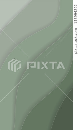 Vertical Sage Green Background Abstract Paper Cut Waves with Light Contours for Instagram Stories, Wellness Branding and Organic Cosmetic Backdrop Vertical Sage Green Background Abstract Paper Cut Waves with Light Contours for Instagram Stories, Wellness Branding and Organic Cosmetic Backdrop 138994292