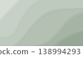 Minimalist Sage Green Background Abstract Paper Cut Waves with Light Contours in Muted Forest Tones. Modern Layered Vector for Web and Eco Branding 138994293