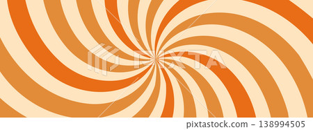Colorful retro sunburst. Swirl and Starburst for groovy 70s design. Vintage summer background. Vector illustration Colorful retro sunburst. Swirl and Starburst for groovy 70s design. Vintage summer background. Vector illustration 138994505