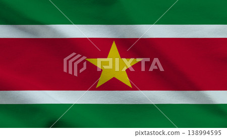 Suriname celebrates Independence Day with vibrant flag representation and national pride on Flag Day 138994595