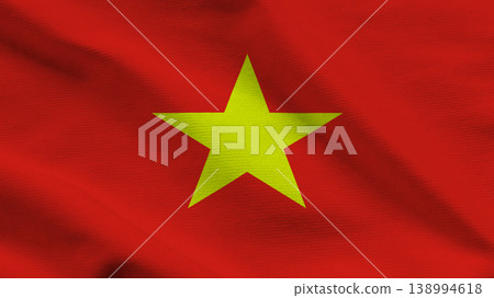 Celebrating independence day and flag day with the vietnamese national flag 138994618