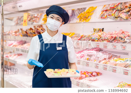 超市工作人員 - 樣品角 138994692