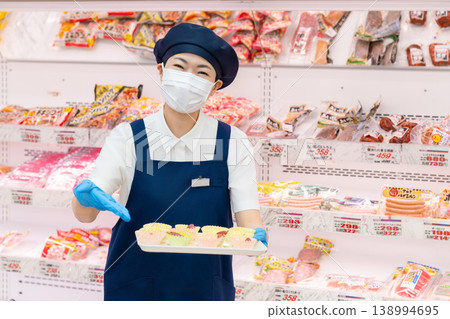 超市工作人員 - 樣品角 138994695