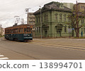 Retro streetcars running through Hakodate city 138994701