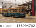 Retro streetcars running through Hakodate city 138994702