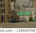 Retro streetcars running through Hakodate city 138994706