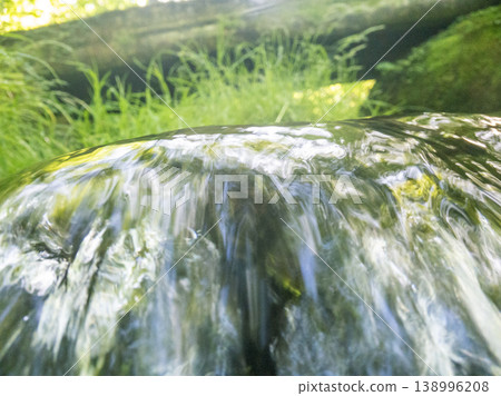 森林的新綠、清澈的溪流和生態景觀（大山木澤溪流） 138996208