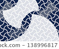 Platinum silver weight chain background - stylish wallpaper with traditional curved pattern 138996817
