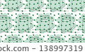 Continuous line Ale mug and quatrefoil clover leaves Seamless Pattern St Patrick Day Banner Format. Isolated Vector illustration Patrick Day Greetings backdrop Themed Cards or Media post, promo banner 138997319