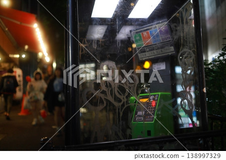 A street in Shibuya at night 138997329
