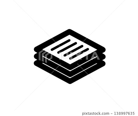 Simple icon of overlapping documents (documents, papers, stack of documents) Simple icon of overlapping documents (documents, papers, stack of documents) 138997635