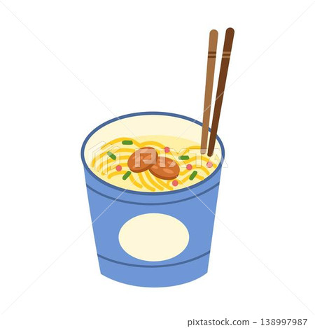 instant cup noodle with chopstick instant cup noodle with chopstick 138997987