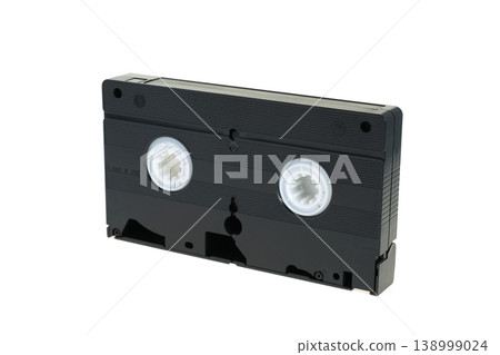 Old VHS videotape - back side 138999024