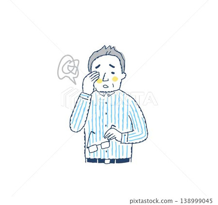 老年男性眼疾 138999045