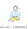 老年男子無法站立 138999051