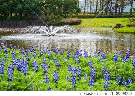 木曾三千公園內的盧平努斯之家和噴泉（岐阜縣海津市木曾三千公園中心） 138999090