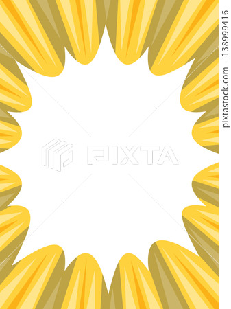 Simple jagged vertical frame with focus lines - Yellow x Gold Simple jagged vertical frame with focus lines - Yellow x Gold 138999416