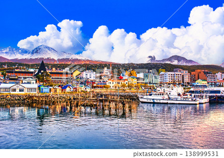 A beautiful port town in Patagonia A beautiful port town in Patagonia 138999531