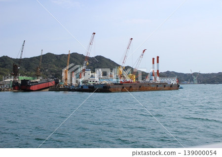 兵庫縣瀨戶內海淡路島造船廠 兵庫縣瀨戶內海淡路島造船廠 139000054
