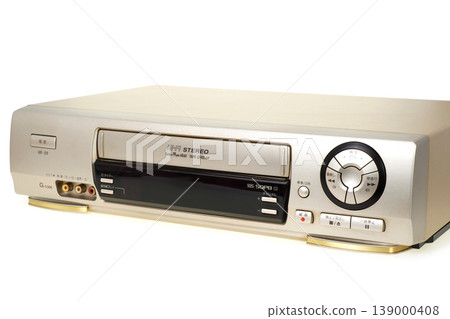 Old VHS video deck 139000408