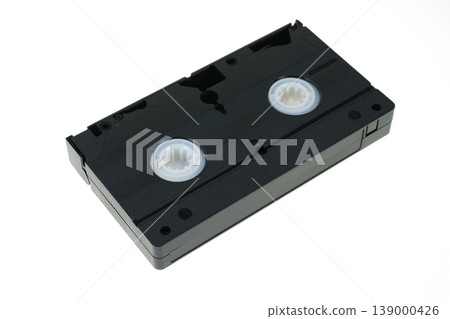 老式VHS錄影帶 - 背面 老式VHS錄影帶 - 背面 139000426