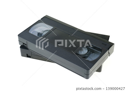 老式VHS錄影帶 - 正面 老式VHS錄影帶 - 正面 139000427
