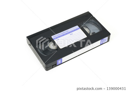 Old VHS videotape - Front Old VHS videotape - Front 139000431