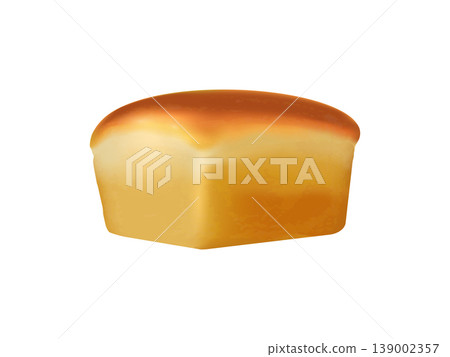 Bread bun realistic illustration on transparent background Bread bun realistic illustration on transparent background 139002357