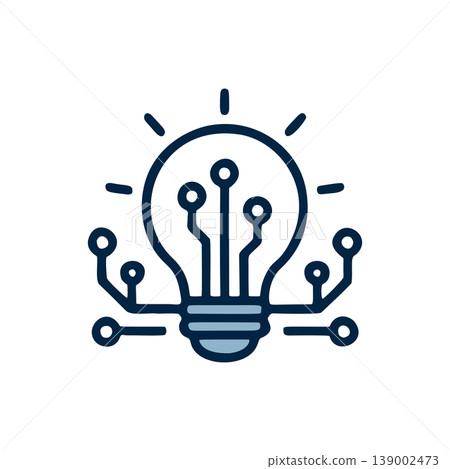 Line Art Lightbulb Technology Innovation Solution Idea Symbol Sign Icon Line Art Lightbulb Technology Innovation Solution Idea Symbol Sign Icon 139002473