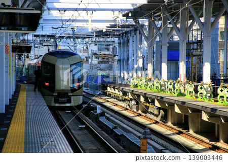 Tokyo Skytree Station, just before the new "down line platform" begins operation Tokyo Skytree Station, just before the new "down line platform" begins operation 139003446