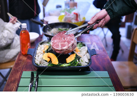 Let's all have Genghis Khan (grilled lamb)! Let's all have Genghis Khan (grilled lamb)! 139003630