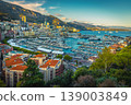 Amazing harbor of Monte Carlo with luxury yachts, Monaco 139003849