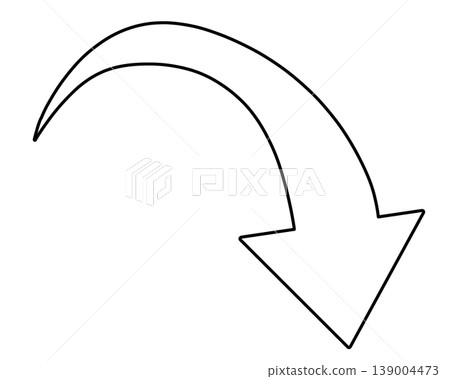 A downward pointing arrow A downward pointing arrow 139004473
