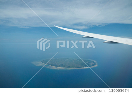 Remote islands seen from an airplane Remote islands seen from an airplane 139005674