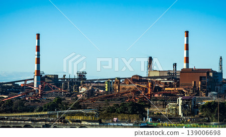 JFE Steel's steelworks JFE Steel's steelworks 139006698